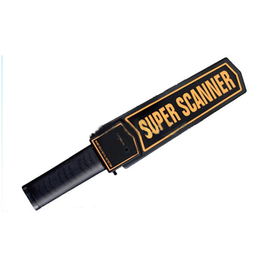 Tragbarer Handmetalldetektor, schwarz- ideale Art der Sicherheitsleistung, Superscanner